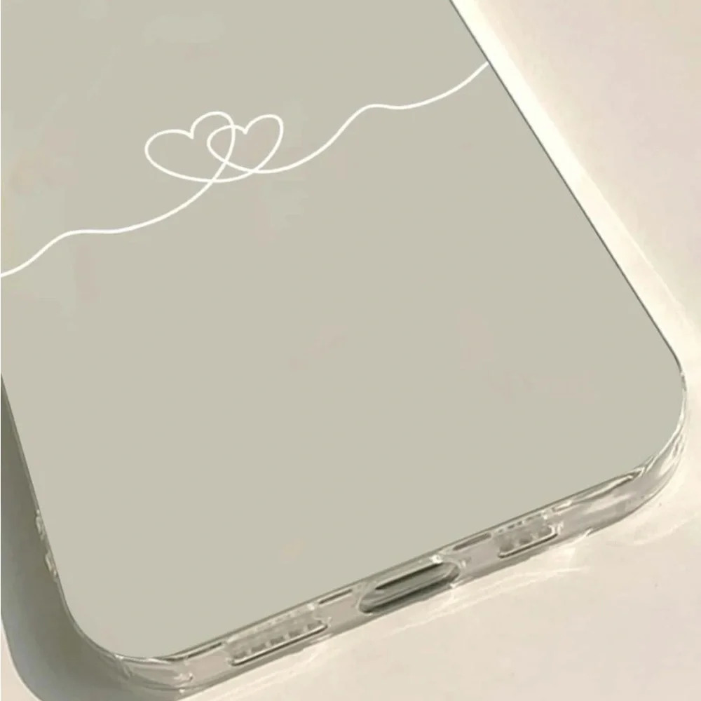 ⚠️Clearance iPhone 14/Pro/Pro Max Clear Heart Phone Case - Picture 3 of 4
